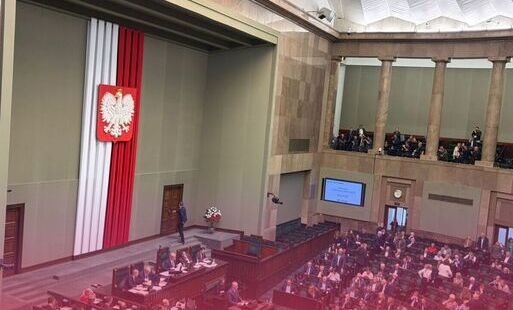 Zdjęcie do Przedstawiciele Gmina Cegł&oacute;w z wizytą w Sejm Rzeczypospolitej Polskiej.
