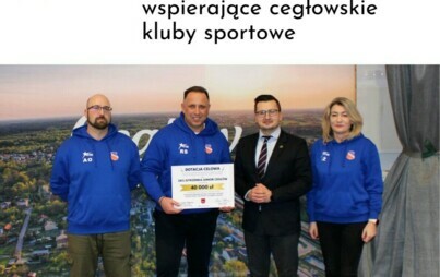Zdjęcie do Kluby sportowe wsparte finansowo 