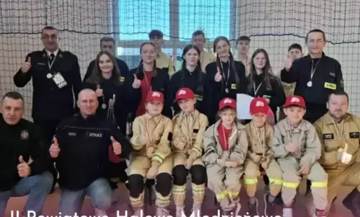 Zdjęcie do II Powiatowe Halowe Młodzieżowe Zawody Sportowo-Pożarnicze