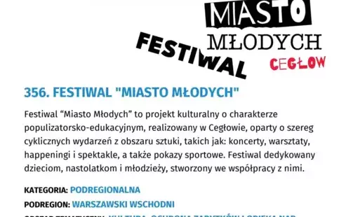 Zdjęcie do Festiwal &quot;MIASTO MŁODYCH&quot;