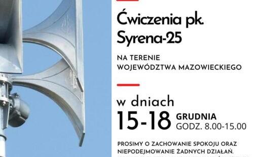 Zdjęcie do Ćwiczenia pk. Syrena-25 w dniach 15-18 grudnia