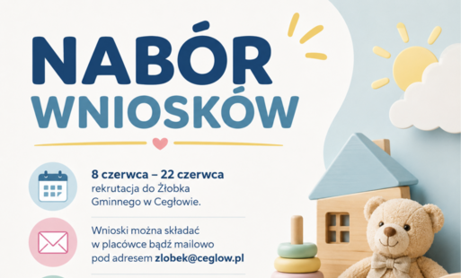 Zdjęcie do Rekrutacja do Żłobka Gminnego w Cegłowie