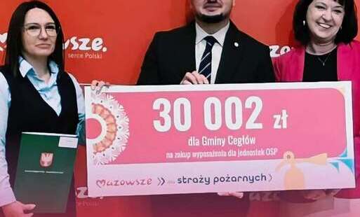 Zdjęcie do Wsparcie finansowe dla jednostek OSP z Gmina Cegł&oacute;w.